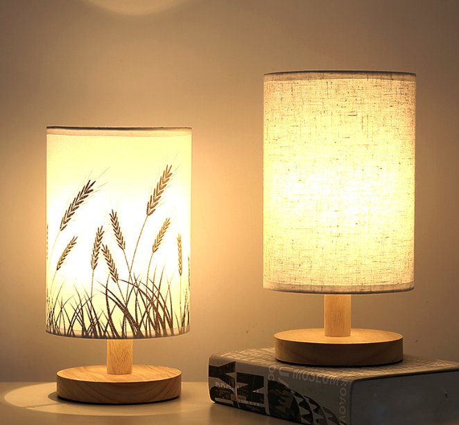 USB Powered Linen Night Lamp with Warm White LED Light – Funbrant-Decor 💡✨