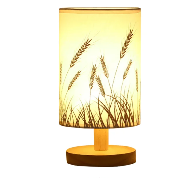 USB Powered Linen Night Lamp with Warm White LED Light – Funbrant-Decor 💡✨